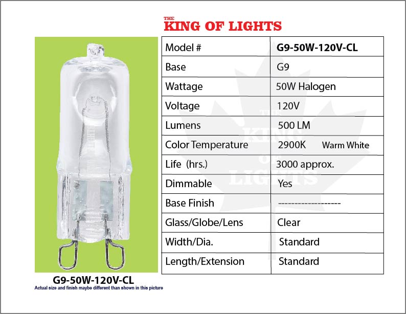 G9-50W-120V-CL