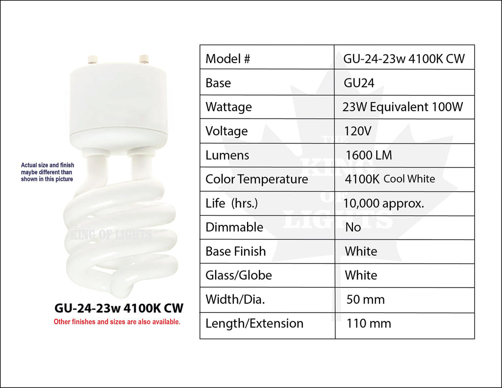GU24-23W 4100K CW